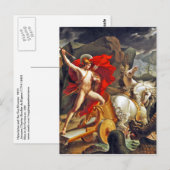 Hippolytus en Zee monster van Bordier du Bignon Briefkaart (Voorkant / Achterkant)