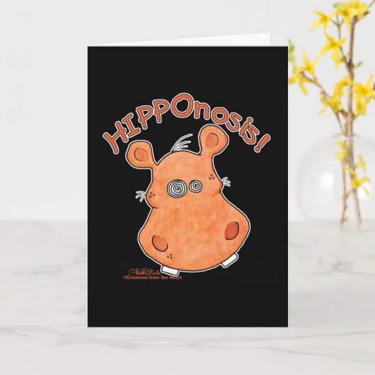 HIPPOnosis! Kaart (Gele Bloem)