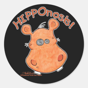 HIPPOnosis! Ronde Sticker