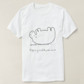 Hippoposthumous (Pale print for dark t-shirts) Cla T-shirt (Design voorkant)
