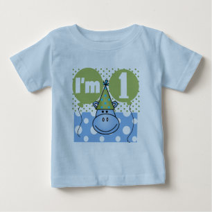 Hippopotamus 1e Verjaardag Tshirts en geschenken