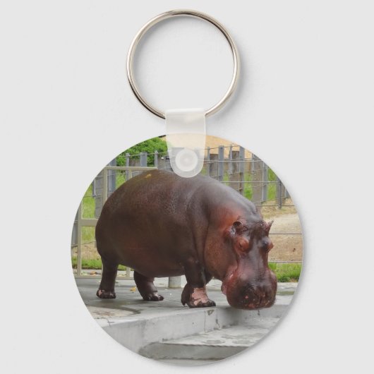 Hippopotamus #2 Sleutelhanger (Voorkant)