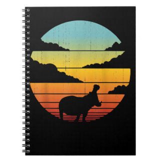 Hippopotamus 60s 70s Hippo | Hippo Lover Notitieboek