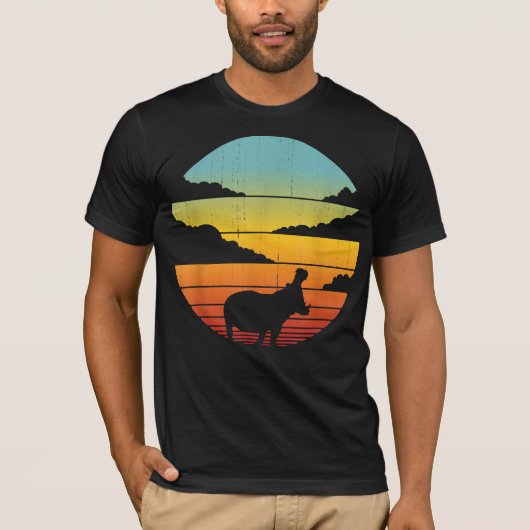 Hippopotamus 60s 70s Hippo | Hippo Lover T-shirt (Voorkant)