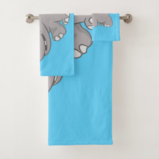 Hippopotamus Bad Handdoek (Insitu)