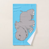 Hippopotamus Bad Handdoek (Handdoek)