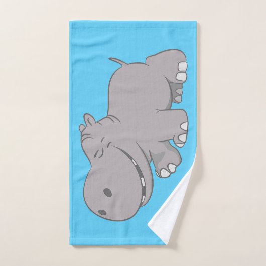 Hippopotamus Bad Handdoek (Handdoek)