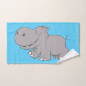 Hippopotamus Bad Handdoek (Handdoek)