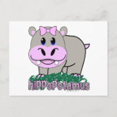 Hippopotamus Briefkaart (Voorkant)