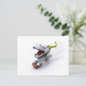 Hippopotamus Briefkaart (Staand voorkant)