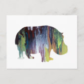 Hippopotamus Briefkaart (Voorkant)