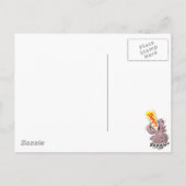 Hippopotamus Burping Louly Briefkaart (Achterkant)