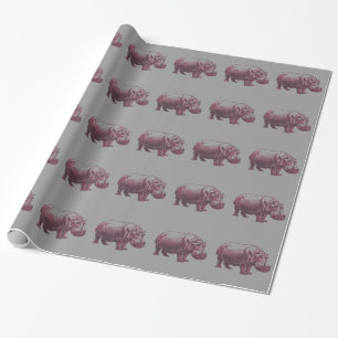 Hippopotamus Cadeaupapier