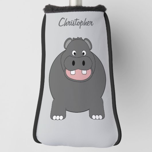 Hippopotamus Design Golfheadcover (Draai 90)