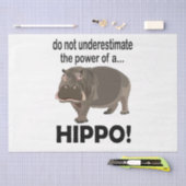 Hippopotamus Dier Grappig Hippo Tissuepapier (Craft)