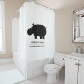 Hippopotamus Douchegordijn (In situ)