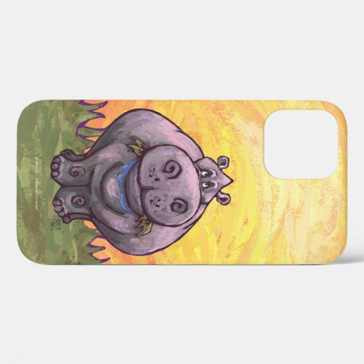 Hippopotamus Electronics Case-Mate iPhone Case (Achterkant (horizontaal))