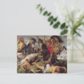 Hippopotamus en Crocodile Hunt, c.1615-16 Briefkaart (Staand voorkant)