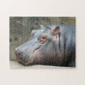 Hippopotamus-fotopuzzel Legpuzzel (Horizontaal)