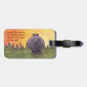 Hippopotamus Gifts & Accessoires Bagagelabel (Achterkant horizontaal)