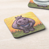 Hippopotamus Gifts & Accessoires Bier Onderzetter (Linkerzijde)