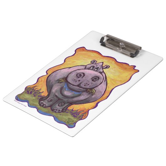 Hippopotamus Gifts & Accessoires Klembord (Gekanteld)