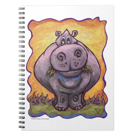 Hippopotamus Gifts & Accessoires Notitieboek (Voorkant)