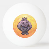 Hippopotamus Gifts & Accessoires Pingpongbal (Voorkant)