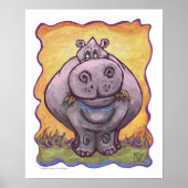 Hippopotamus Gifts & Accessoires Poster (Voorkant)