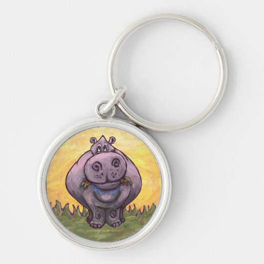 Hippopotamus Gifts & Accessoires Sleutelhanger (Voorkant)