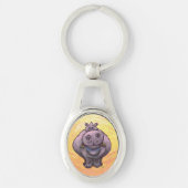 Hippopotamus Gifts & Accessoires Sleutelhanger (Voorkant)