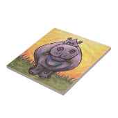 Hippopotamus Gifts & Accessoires Tegeltje (Zijkant)