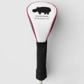 hippopotamus golfheadcover (Voorkant)