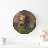 Hippopotamus-Herfsten die verliefd zijn op het art Grote Klok (Huis)