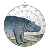 Hippopotamus - Hippo - Africa Animal - Cute Hippo Dartbord (Voorkant)