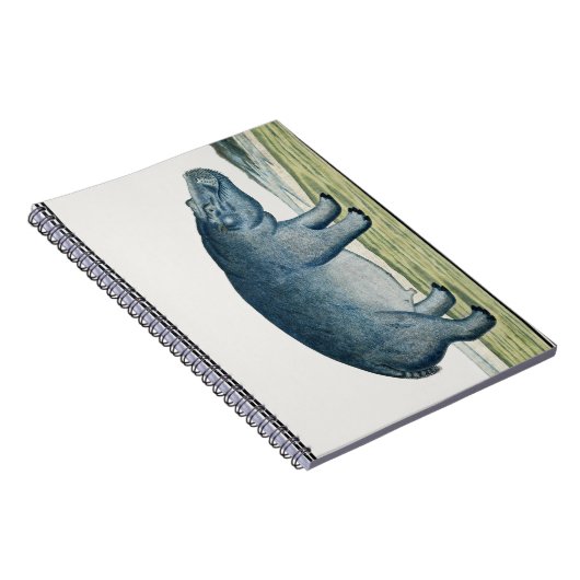 Hippopotamus - Hippo - Africa Animal - Cute Hippo Notitieboek (Rechterzijde)