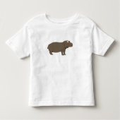 Hippopotamus Hippo Kinder Shirts (Voorkant)