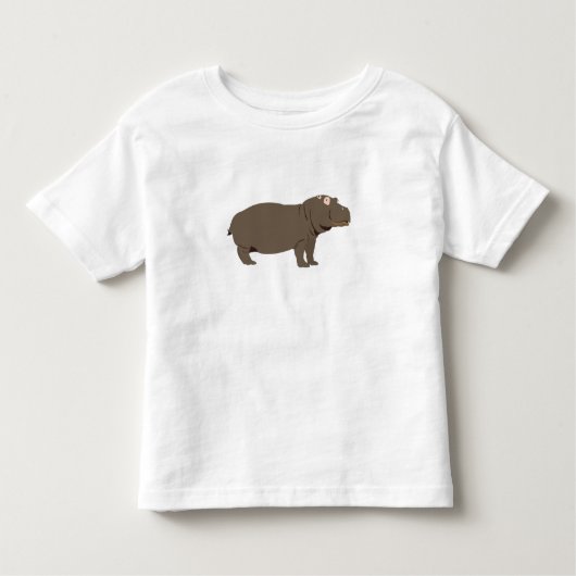 Hippopotamus Hippo Kinder Shirts (Voorkant)