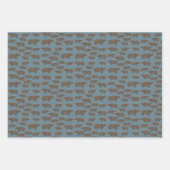 Hippopotamus Hippo Pattern Inpakpapier Vel (Voorkant 3)