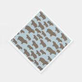 Hippopotamus Hippo Pattern Servet (Hoek)