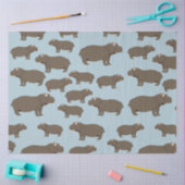 Hippopotamus Hippo Pattern Tissuepapier (Craft)