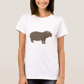 Hippopotamus Hippo T-shirt (Voorkant)