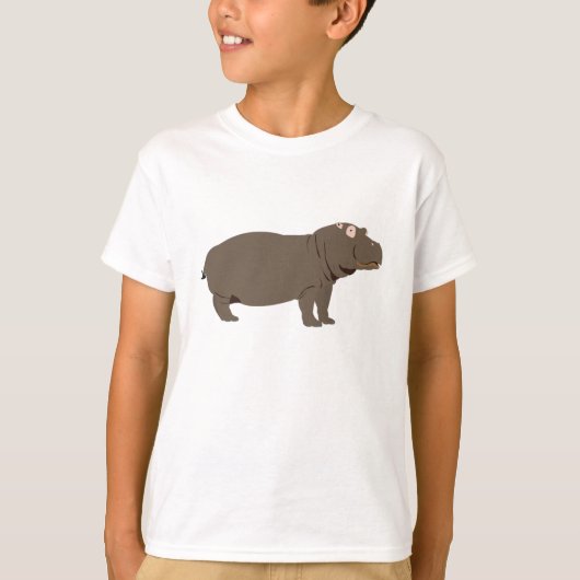 Hippopotamus Hippo T-shirt (Voorkant)