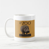 Hippopotamus  hippo zoo poster wpa koffiemok (Links)