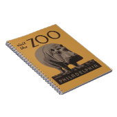 Hippopotamus  hippo zoo poster wpa notitieboek (Rechterzijde)