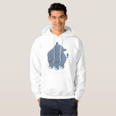 Hippopotamus Hoodie (Voorkant volledig)
