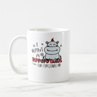 Hippopotamus I Want A Hippopotamus For Christmas H Koffiemok