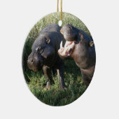Hippopotamus Keramisch Ornament (Rechts)
