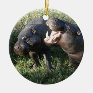 Hippopotamus Keramisch Ornament