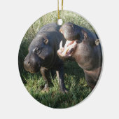 Hippopotamus Keramisch Ornament (Links)
